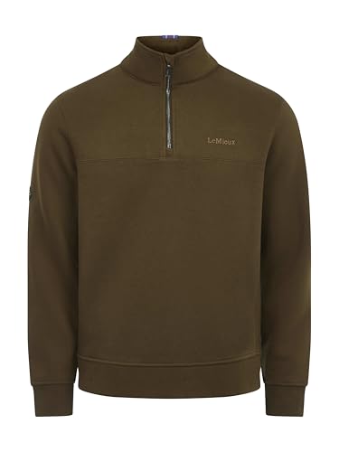 LeMieux Sweat col quart homme : le confort thermique des cavaliers