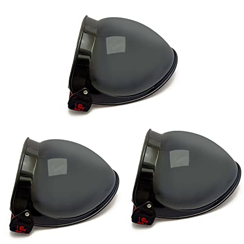 WAZA Bubble Face Shield Helmet Visor Unisex Static Reusable Full Face Protector Welding Safety Plasma Cutter dark UV protection (Dark-Black, 3) (B09VL9FLVQ) Amazon Price History, Amazon Price Tracker