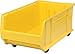 Quantum Storage Systems Storage Containers, Mobile, 29-7/8"L x 16-1/2"W x 14" H, Yellow