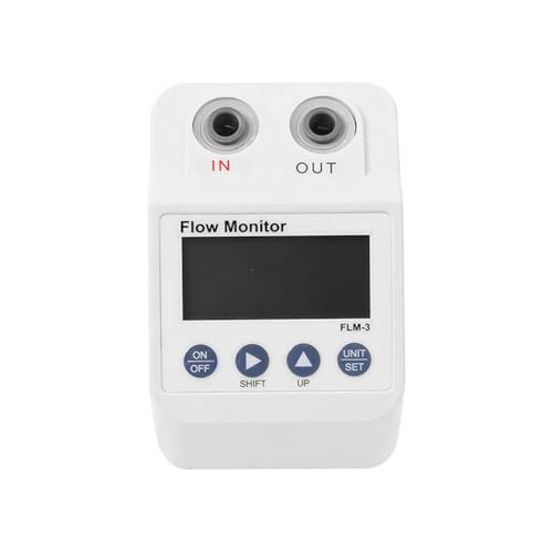 Sirxlevcy Digital Display Filter Water Flow Meter with Electronic Digital Display Monitor Filter Water Flow for Liquids Measuring
