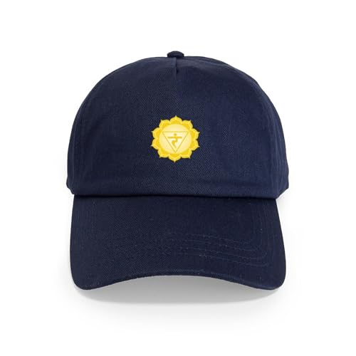 CafePress Caption Triangle Adjustable Navy Baseball Hat