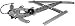 Dorman 741-848 Front Driver Side Power Window Regulator and Motor Assembly for Select ford Models