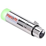 FENIXFIT Receptor inalámbrico DMX512 sin latencia DJ 2.4G DMX inalámbrico, 1 receptor, larga distancia de transmisión, controlador DMX, luz para LED, escenario, discoteca, fiesta, iglesia, bar