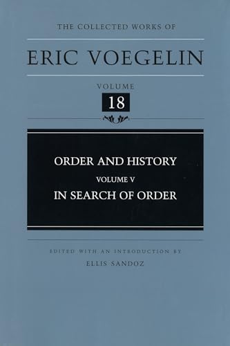 Order and History: In Search of Order