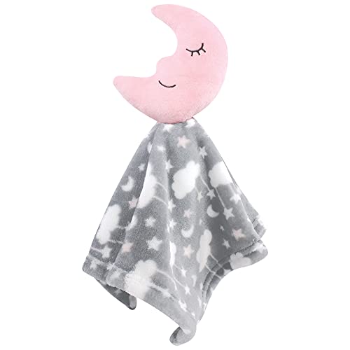Image of Hudson Baby Unisex Baby Animal Face Security Blanket, Star Girl, One Size