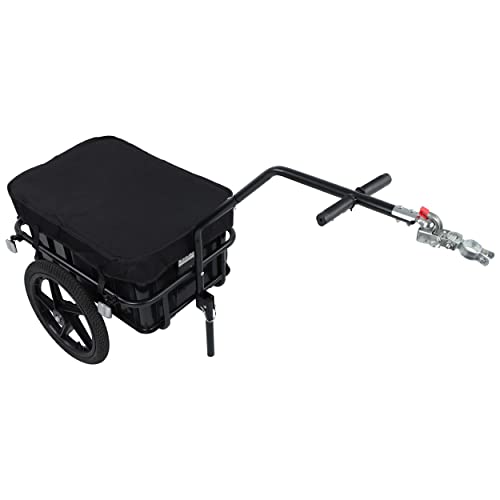 Neature Bike Trailer Utility Cart And Bike Trailer Attachment Kit - 88Lb Capacity Towable Bike Cargo Wagon For Travel #TOP2
