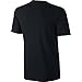 NIKE Sportswear Men's Hangtag Swoosh Tee, Black/Sport Red, X-Large