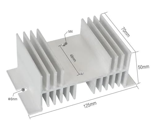 Relais statique triphasé SSR avec radiateur pour régulation industrielle stable - 2