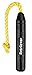 TireBiter Chew Toy Retriever with Poly Rope, Black, 11-Inch