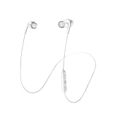 2. 【Resistente Al Sudor Deportivo】: Resistente al agua con tecnología de nano-recubrimiento IPX7, protege eficazmente los auriculares deportivos y extiende la vida útil de los auriculares inalámbricos, ideales para correr, andar en bicicleta, hacer senderismo y viajar. Los controles de volumen más pequeños y ligeros significan que sus auriculares son más estables y es menos probable que se caigan durante el ejercicio