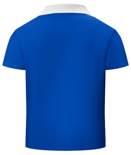 V VALANCH Boys Polo Shirts Short Sleeve Casual Shrits2