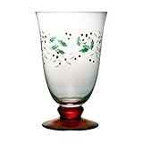 Pfaltzgraff Winterberry 14-Ounce Glass Water Goblets, Set of 4