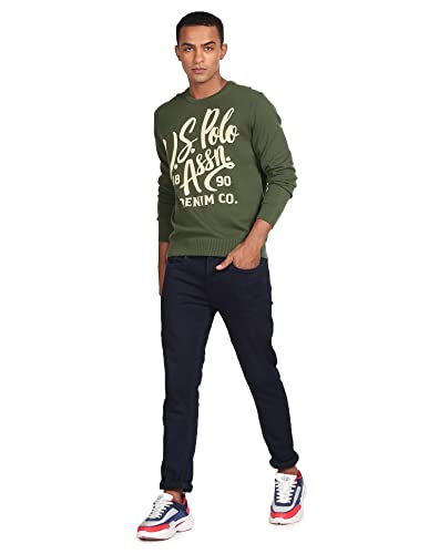 Image of U.S. POLO ASSN. Cotton Men Round Neck Sweater