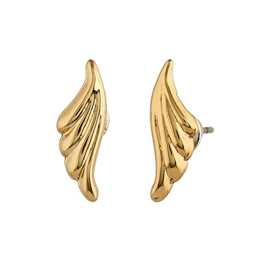 24Kt Plated Frill Stud Earrings