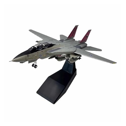 Avión F-14 Tomcat de metal fundido 1:100: la solución sin montaje para vitrinas de modelismo militar