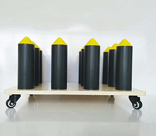 Carrello portatile in tessuto metallico con tavola in legno, supporto per supporti per fotografia, carta e rotoli di vinile, ideale per ufficio e negozio di stampa