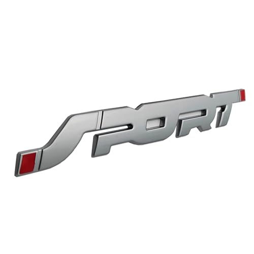 Sticker Sport de metal gris para transformar el aspecto exterior de tu coche 3