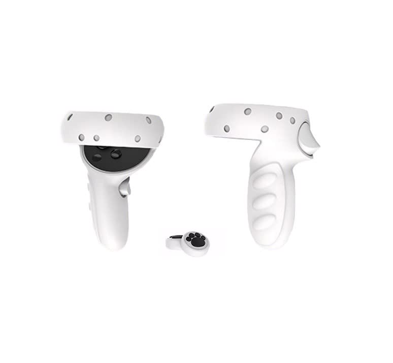 PSS Controller Grips Cover Compatible with Meta/Oculus Quest 2 Accessories Hand Controller, Soft Silicone Grips Protector With 2pcs Thumb Grip (B0BFLLX8HW) Amazon Price History, Amazon Price Tracker