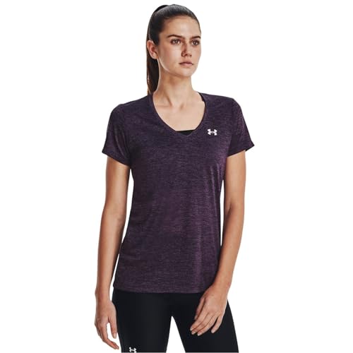 Image of Under Armour Womens Tech V-Neck Twist Short-Sleeve T-Shirt