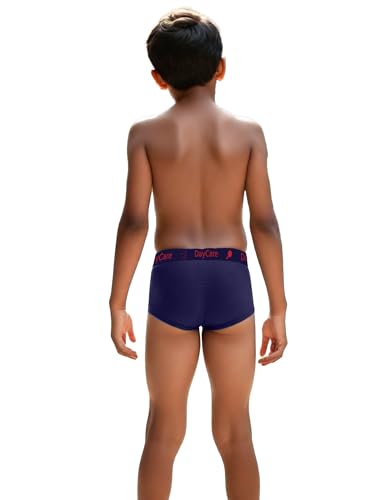 Image of DAY CARE Innerwear Kids Mini Trunk (Pack of 5 Colours) - 100% Cotton Fabric | Junior Underwear | Briefs | Kid Undergarments | Random 5 Colours