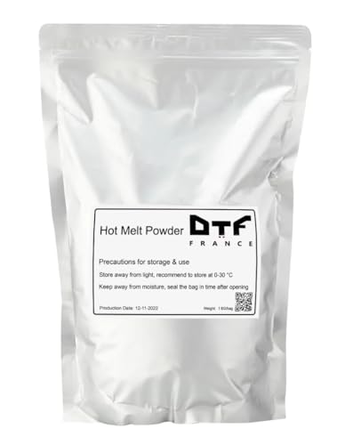 DTF-FRANCE - Adhesivo termofusible en polvo para impresión DTF 1Kg
