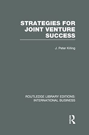 Strategies for Joint Venture Success book cover