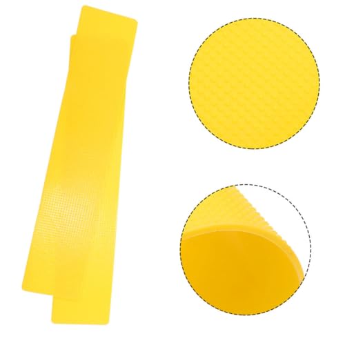Anneome Football Training Signs 6 Pack Rectangular Marker Pads Tennis Court Markers Outdoor Spot Markers Soccer Field Marking Pads PVC Material Easy to Identify Yellow