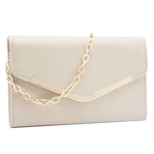 Image of Clutch Purse Evening Bag for Women,Envelope Handbag With Detachable Chain | With Detachable Chain