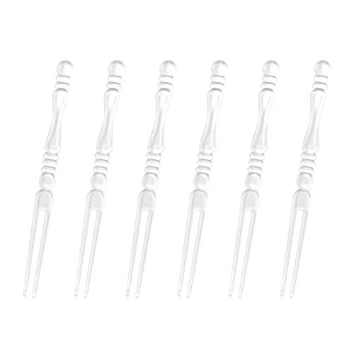 450Pcs Clear Plastic Forks Disposable Cocktail Picks Fruit And Appetizer Picks Party Supplies– Funlavie #TOP5