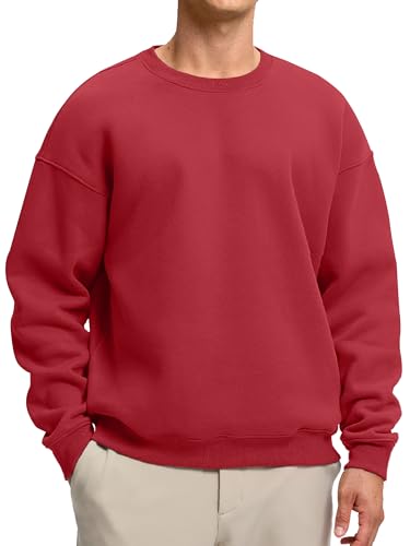 Men's Sweatshirt Fleece Crewneck Athletic Sweatshirts (Various)