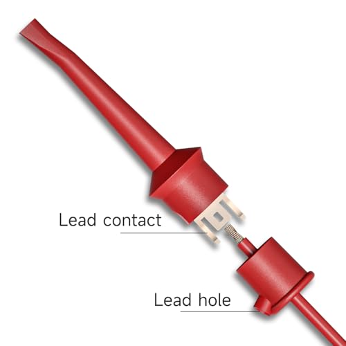 Image of Goupchn 20PCS Multimeter Test Hook Clips SMD IC Cable Welding Test Clip for DIY Electronic Components Testing Ten Colors