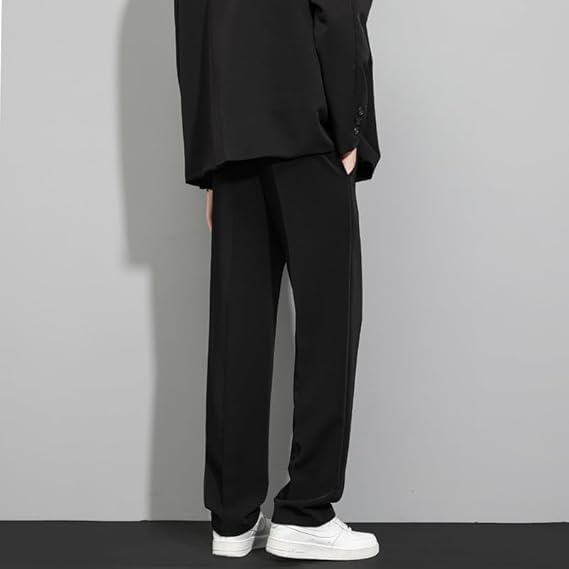 Pulisa Mens Pants, EaseMotions - Super Stretch Ice Silk Comfort Everyday Pants, Slim Fit Breathable Trousers3