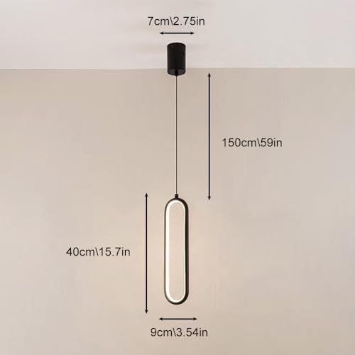 Lámpara de techo lineal para salón y cocina moderna 2
