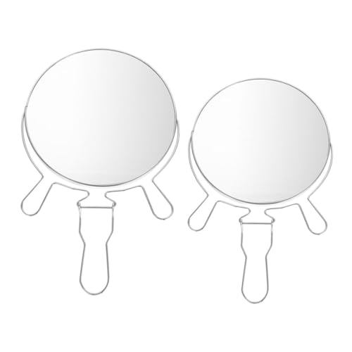Espejo de maquillaje giratorio doble cara Ipetboom 2pcs