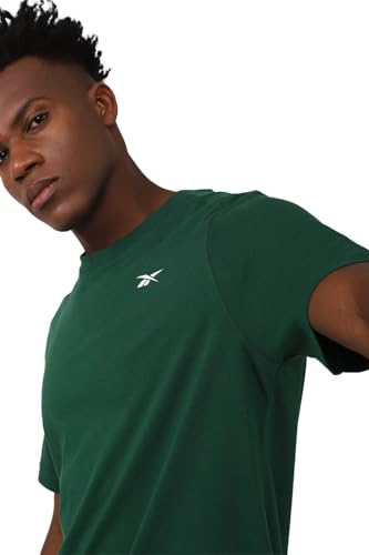Image of Reebok Men's Solid Regular Fit T-Shirt