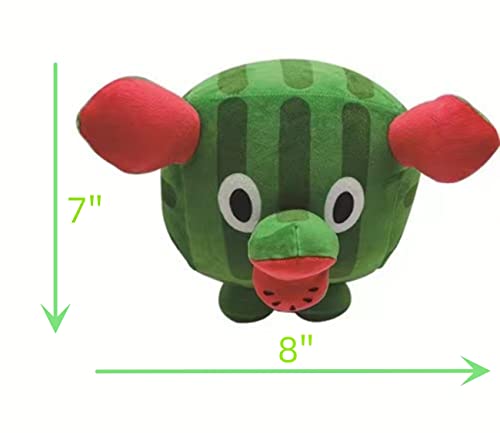 New Titanic Balloon Cat Collection Plush Figures, Cute Cat Plush, Game Cat Watermelon Plush Cute Cartoon Soft Stuffed Cat Watermelon Figure | Soft Plush Pillow Children's (Green) #TOP4