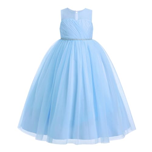 Robe de demoiselle d'honneur avec broderie florale et tulle de qualité