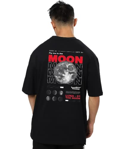 Oversize Tshirt for Men | Funky and Cool Mens Tshirt - Moon NASA