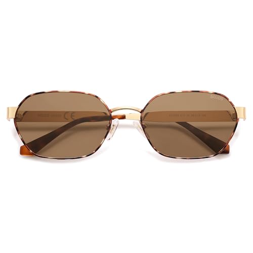 Image of SOJOS Trendy Polarized Hexagon Sunglasses Womens Mens SJ1238