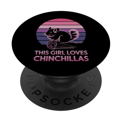 Esta Chica Ama Chinchillas PopSockets PopGrip Adhesivo