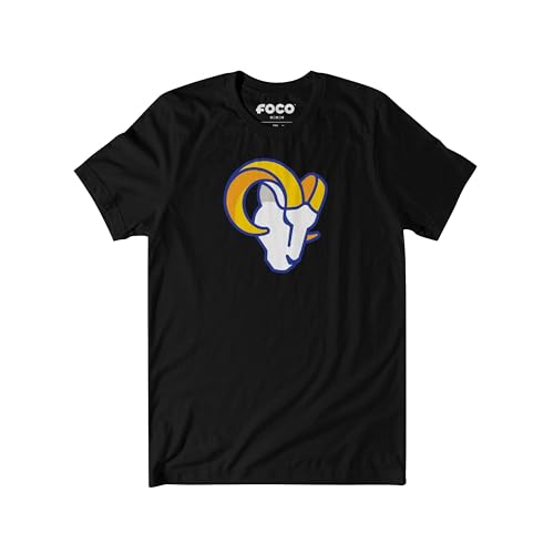 Image of FOCO Men's NFL Team Primary Logo Black Short Sleeve T-Shirt