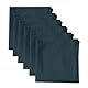 Linendo Leinenservietten, 100% reines Leinen, Marineblau, 38 x 38 cm, 6 Stück, europäischer Flachs, Servietten aus Leinen, Waschbar Wiederverwendbar Stoffservietten