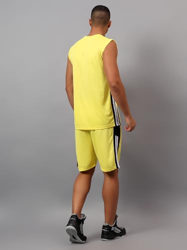 Image of Vector X VBB-100 Men's Sleeveless Basketball Volleyball Football Team Jersey and Shorts Set Combo, Breathable Moisture-Wicking Unisex Sports Active Wear Active Wear for Running Training Men Women