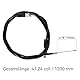 RUTU 7/8’’ 22mm Daumengas Kabel Gasgriff Montage für 50cc 70cc 90cc 110cc 125cc 250cc 4-Rad ATV Quad Go Kart Baja Mini Pit Bike