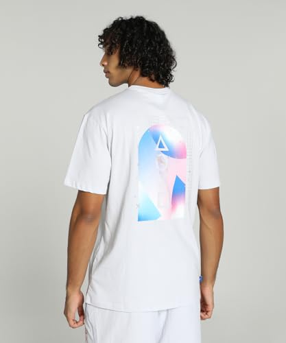 Image of PUMA Men, X PLAYSTATION Tee, Silver Mist, XS, (62469442)