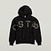 G-STAR Men's Embro Print Loose Sweater Hooded Sweatshirt, Black (Dk Black D25530-d733-6484), Small