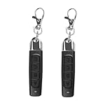 Universal Gate Opener Remote-433mhz Remote-Gate Control Remote - Cloning Remote Control Key Fob, 4 Buttons Universal Cloning Remote Control Key Fob 433mhz for Garage Door（2 Pack ）