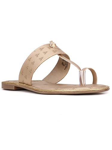 Image of Bata Womens Zara Knot E Flats, (5612389), Tan