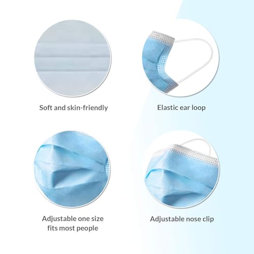 Hygenix MSK02 3Ply Disposable Face Masks Pfe 99% Filter Quality Tested thumb #3