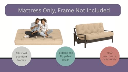 Royal Sleep Products 10-inch Futon Mattress Navy thumbnail 7